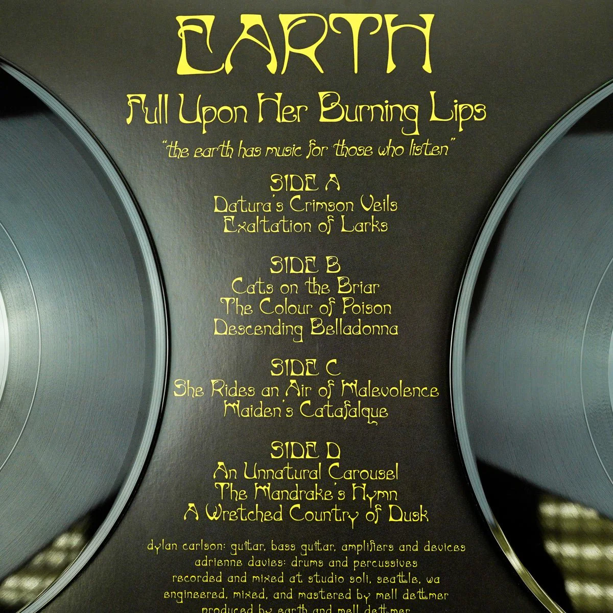 EARTH "Full Upon Her Burning Lips" 2xLP - Image 7